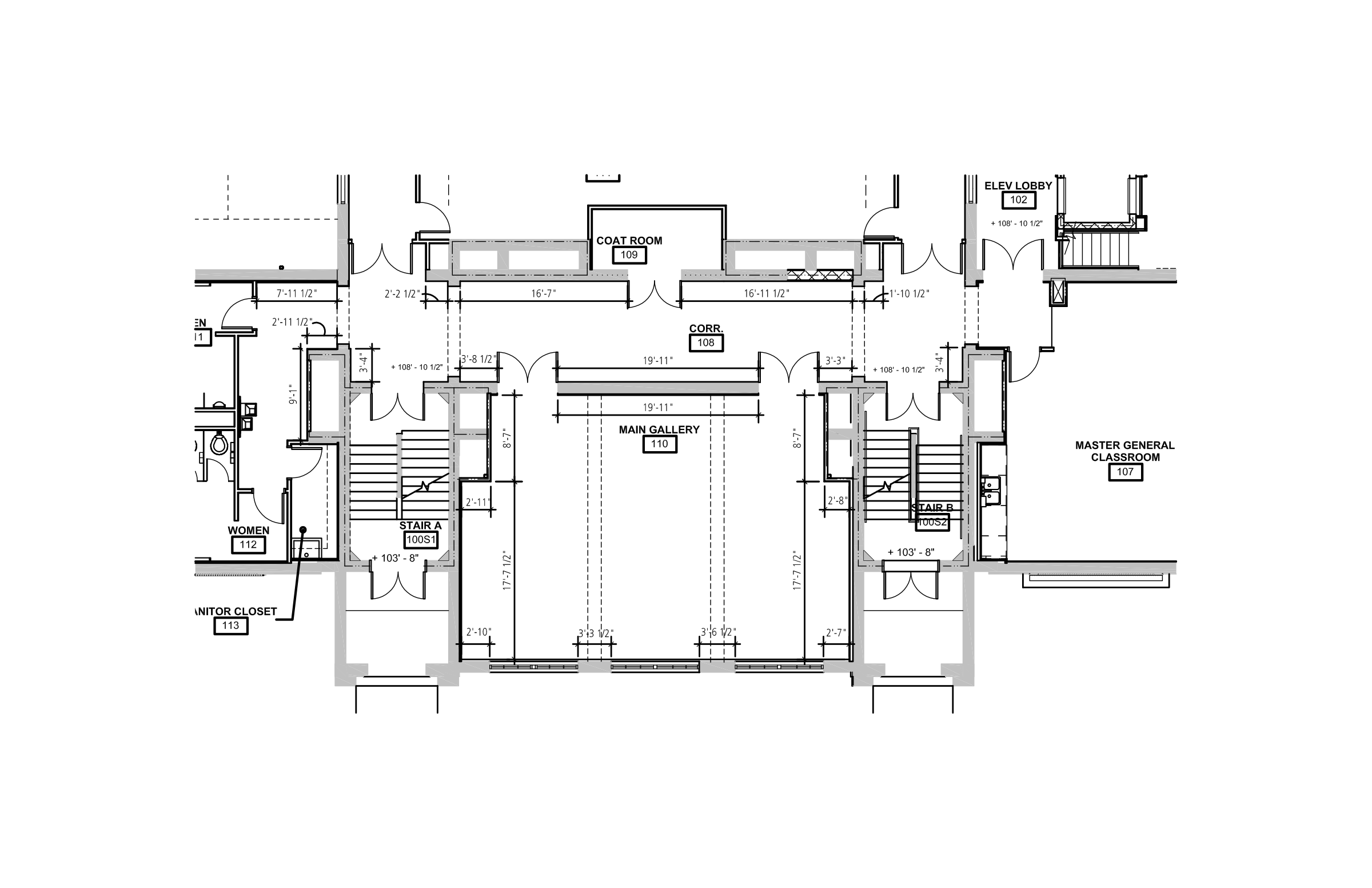 Main Gallery floorplan